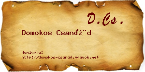 Domokos Csanád névjegykártya